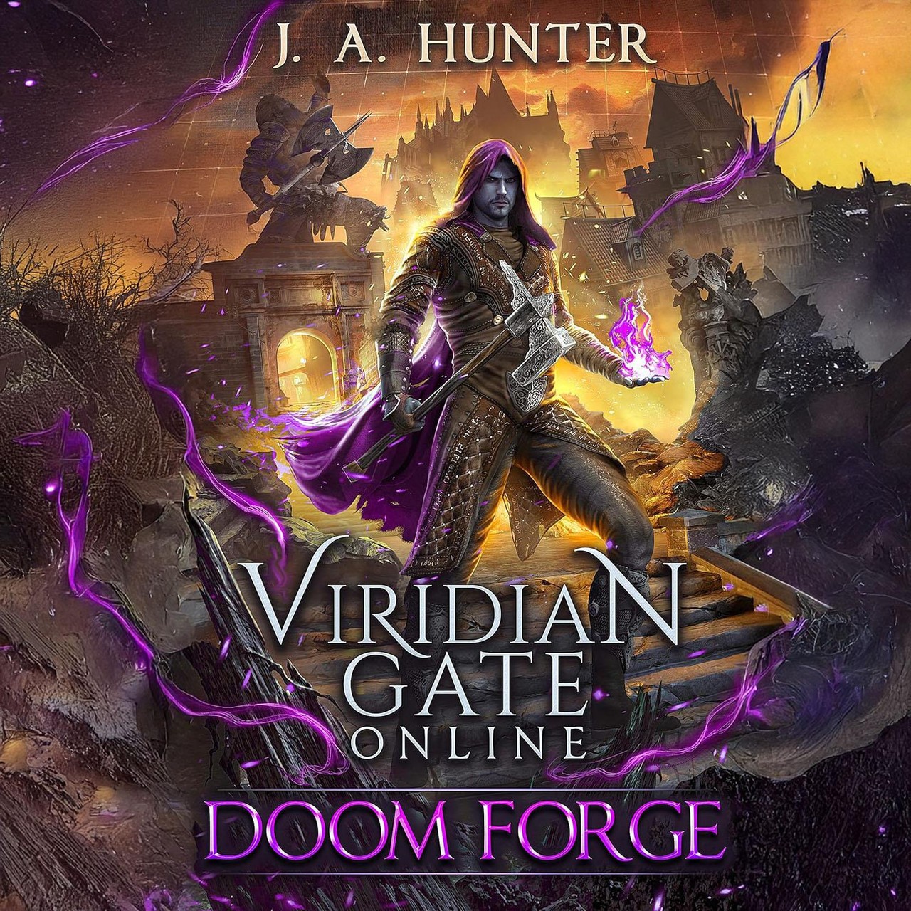 Audiobook cover for Viridian Gate Online : Doom Forge