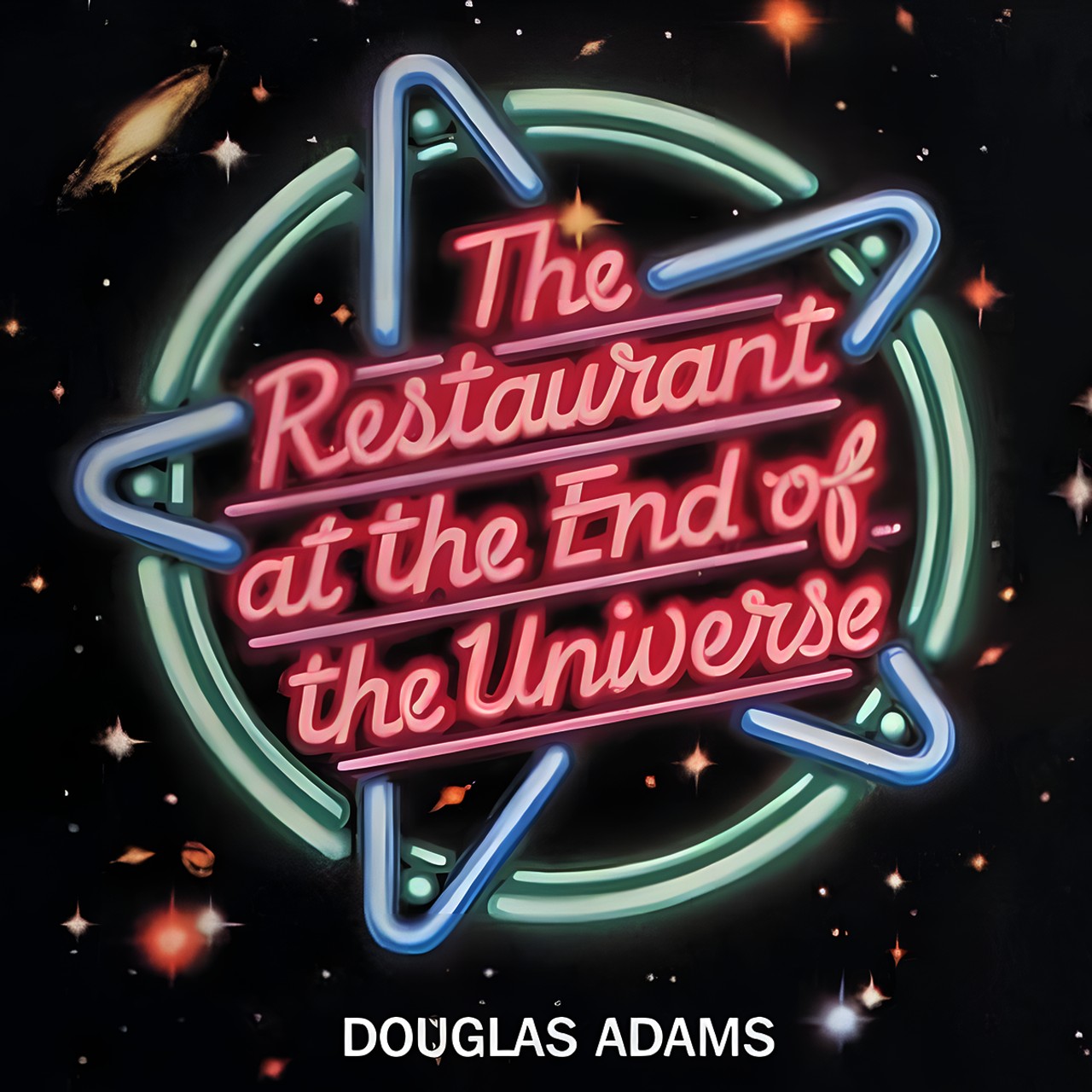 Audiobook cover for The Restaurant at the End of the Universe