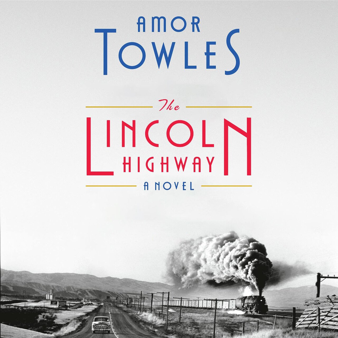 Audiobook cover for The Lincoln Highway
