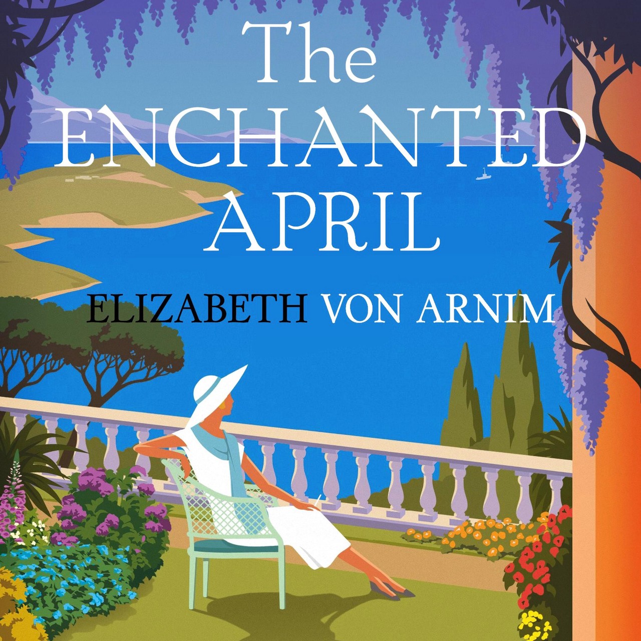 Audiobook cover for The Enchanted April