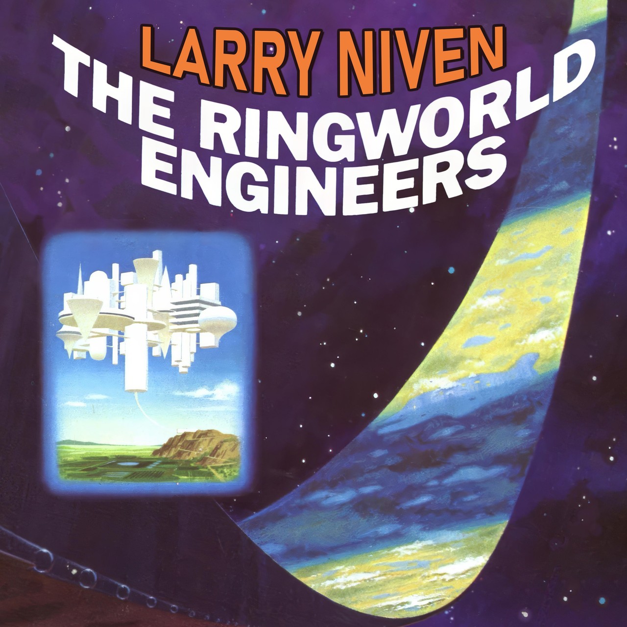 Audiobook cover for The Ringworld Engineers (Ringworld)