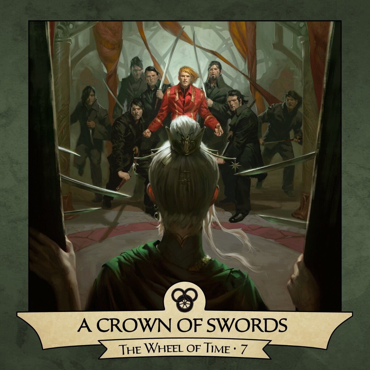 Audiobook cover for A Crown of Swords (The Wheel of Time, Book 7)