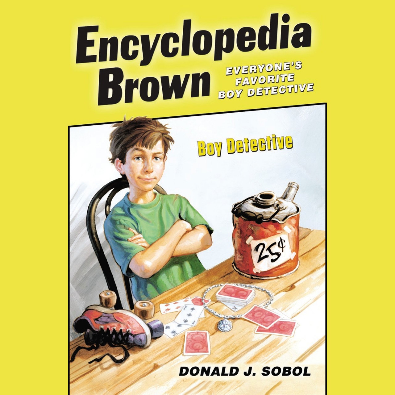 Audiobook cover for Encyclopedia Brown, Boy Detective