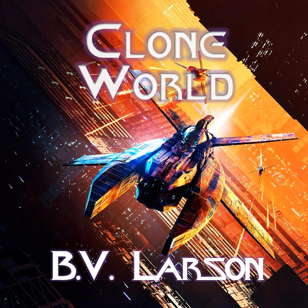Audiobook cover for Clone World