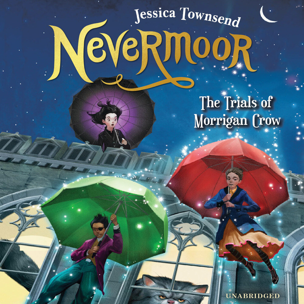 Audiobook cover for Nevermoor: The Trials of Morrigan Crow