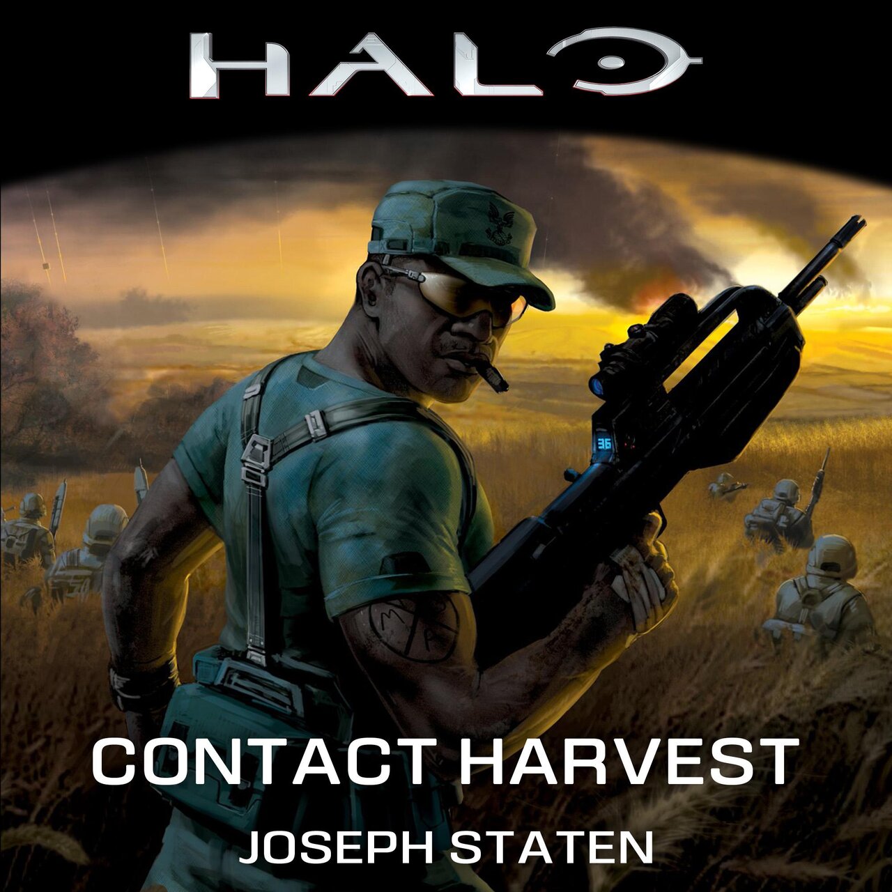 Audiobook cover for Halo: Contact Harvest