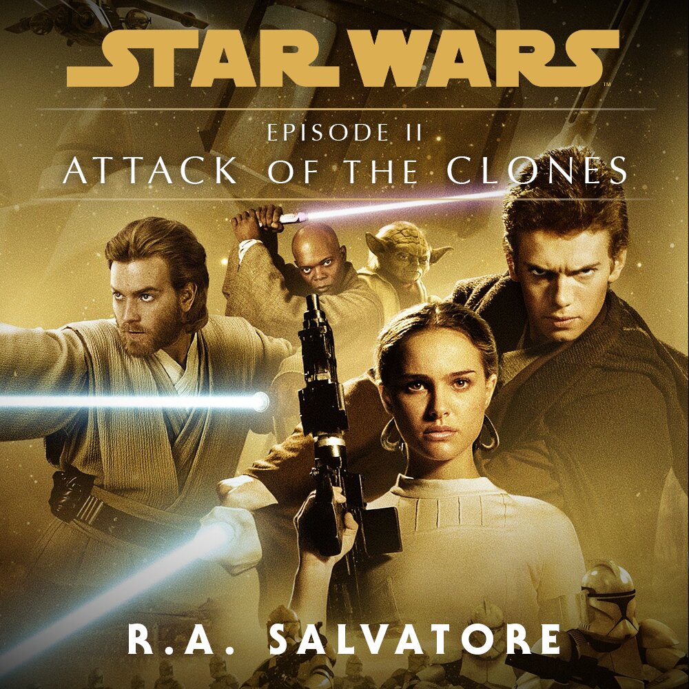 Audiobook cover for Star Wars Episode II - Attack of the Clones