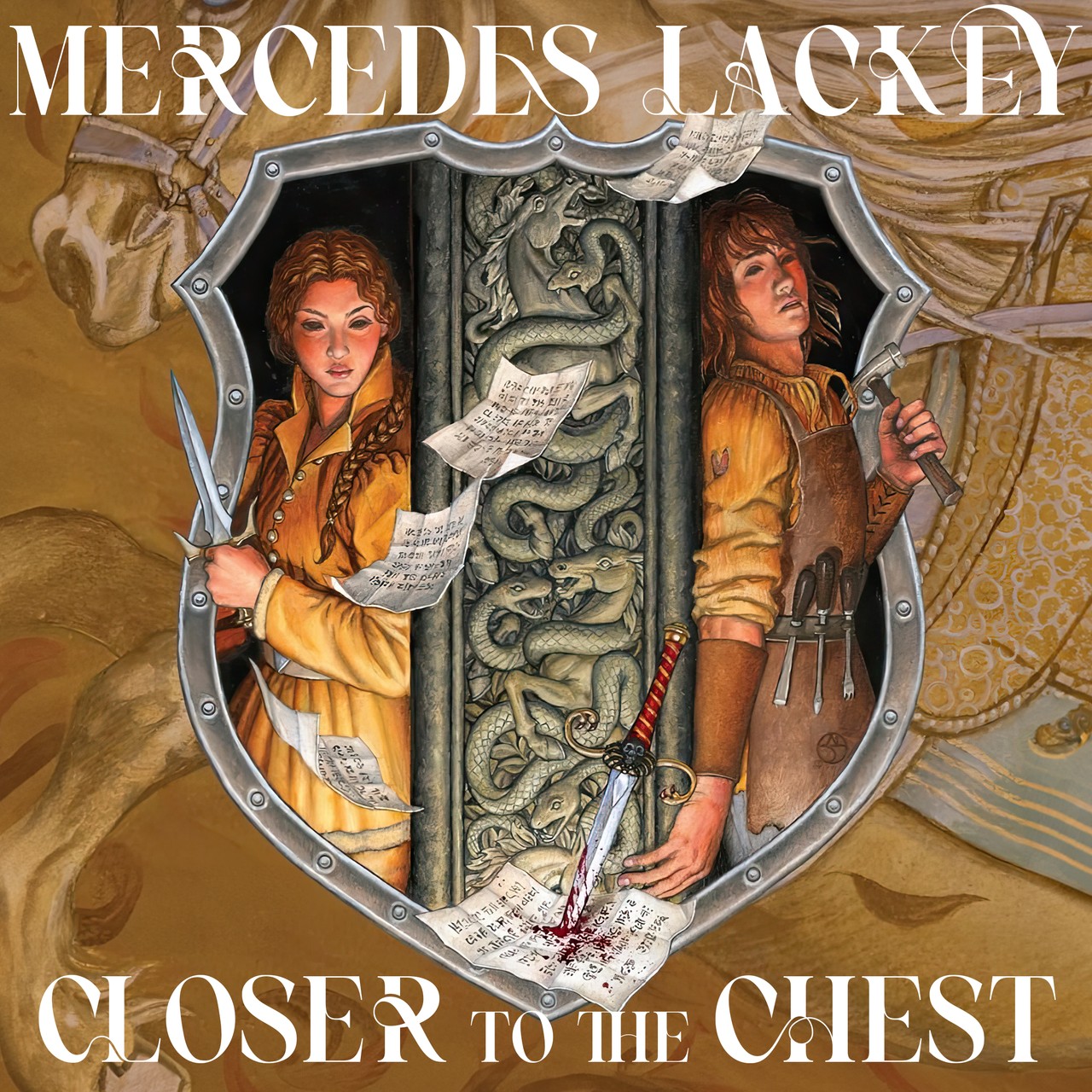 Audiobook cover for Closer to the Chest (Valdemar: The Herald Spy)