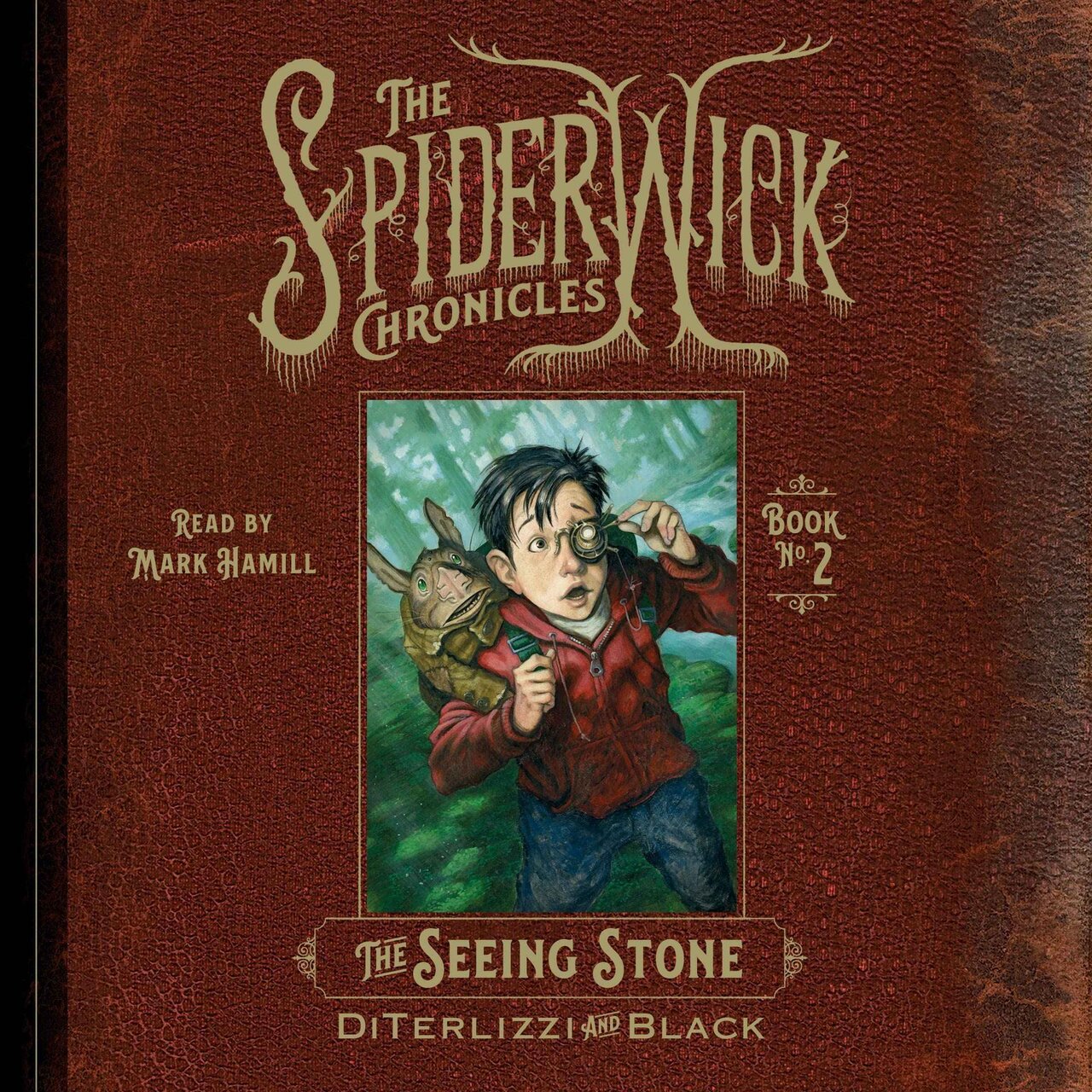 Audiobook cover for The Spiderwick Chronicles: The Seeing Stone Book 2