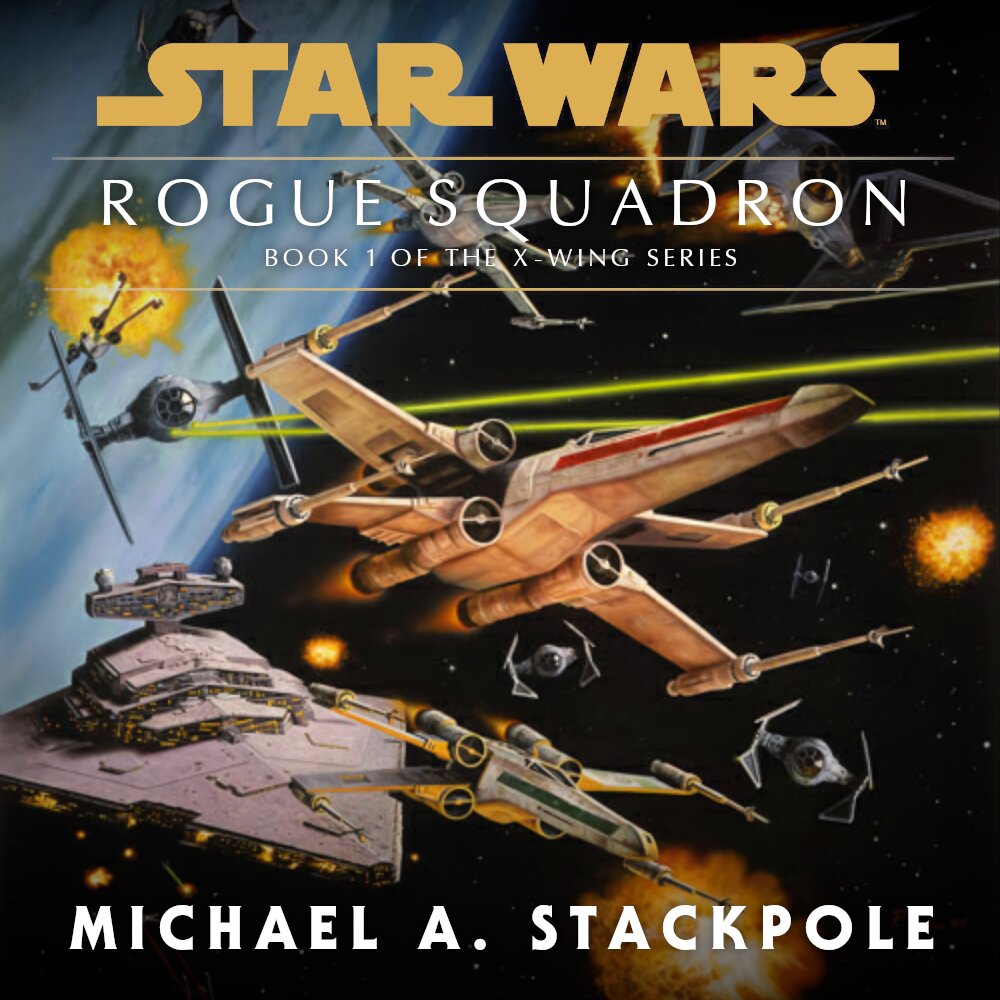 Audiobook cover for Star Wars: Rogue Squadron