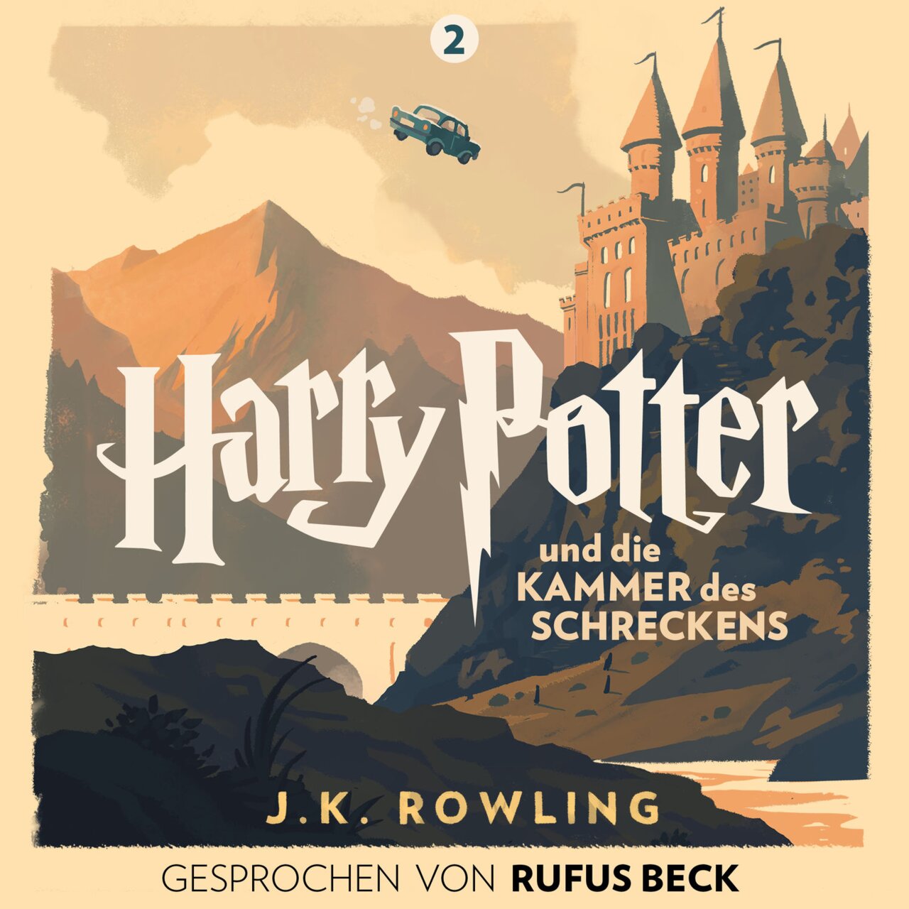 Audiobook cover for Harry Potter and the Chamber of Secrets