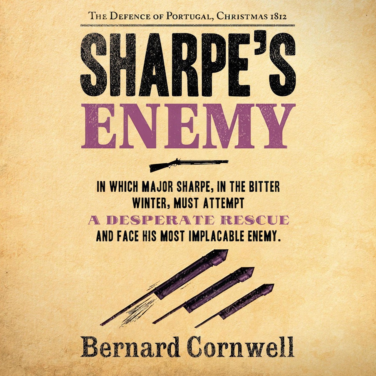 Audiobook cover for Sharpe's enemy: Richard Sharpe and the defense of Portugal, Christmas 1812