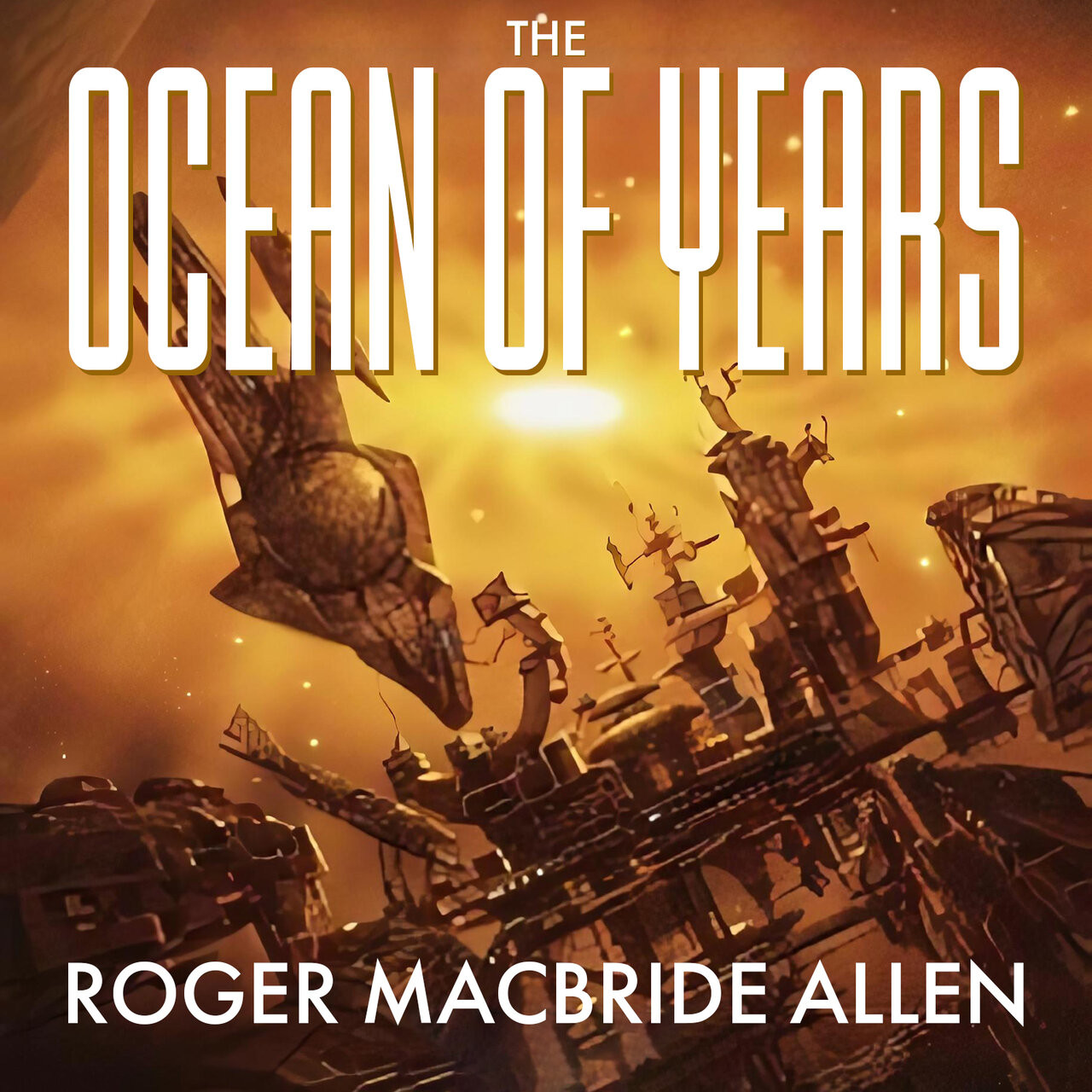 Audiobook cover for The ocean of years