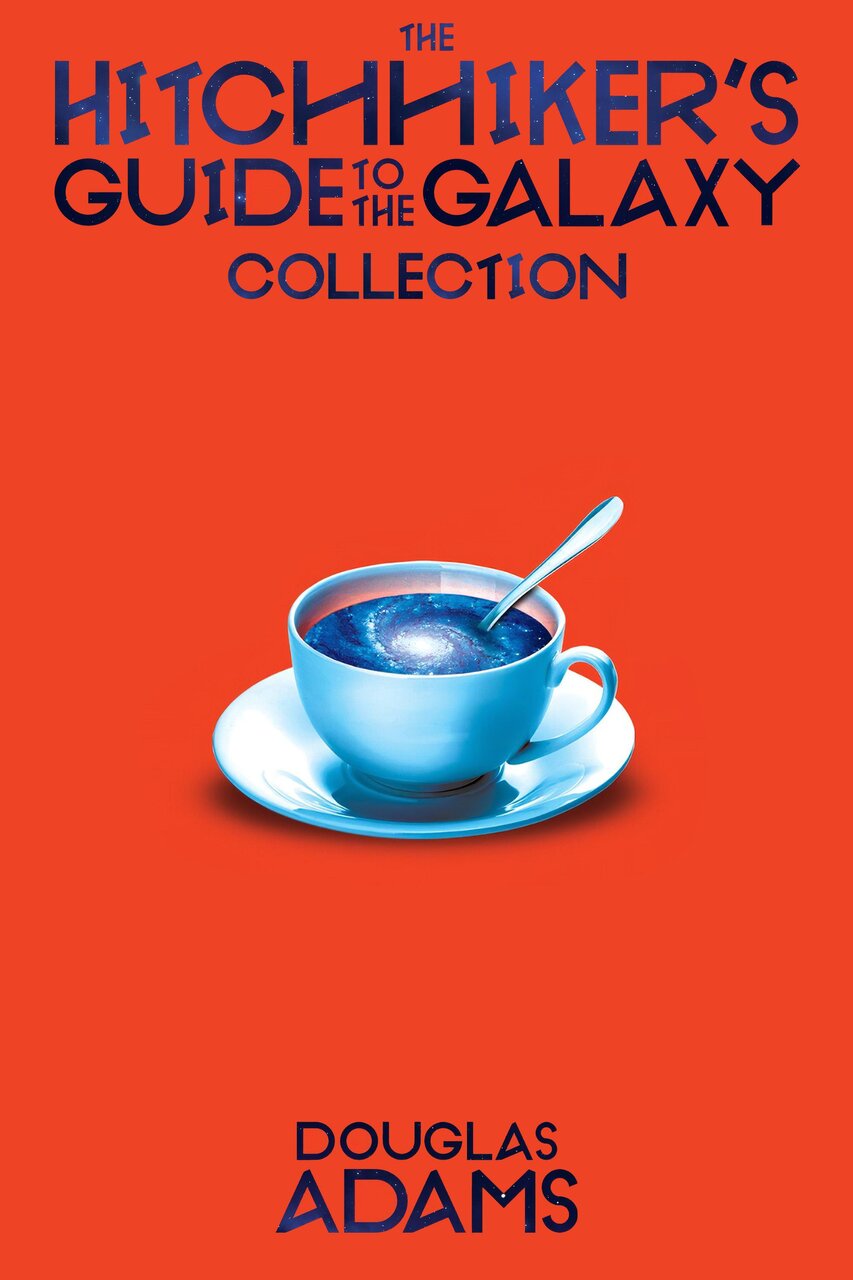 Audiobook cover for Novels (Hitch Hiker's Guide to the Galaxy / Restaurant at the End of the Universe / Life, the Universe and Everything / So Long, and Thanks for All the Fish / Mostly Harmless)