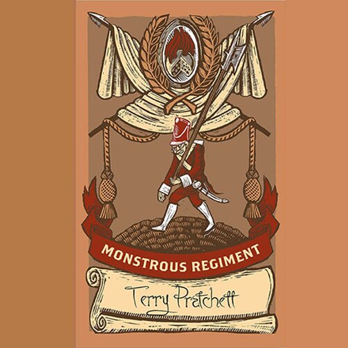Audiobook cover for Terry Pratchett's Monstrous Regiment