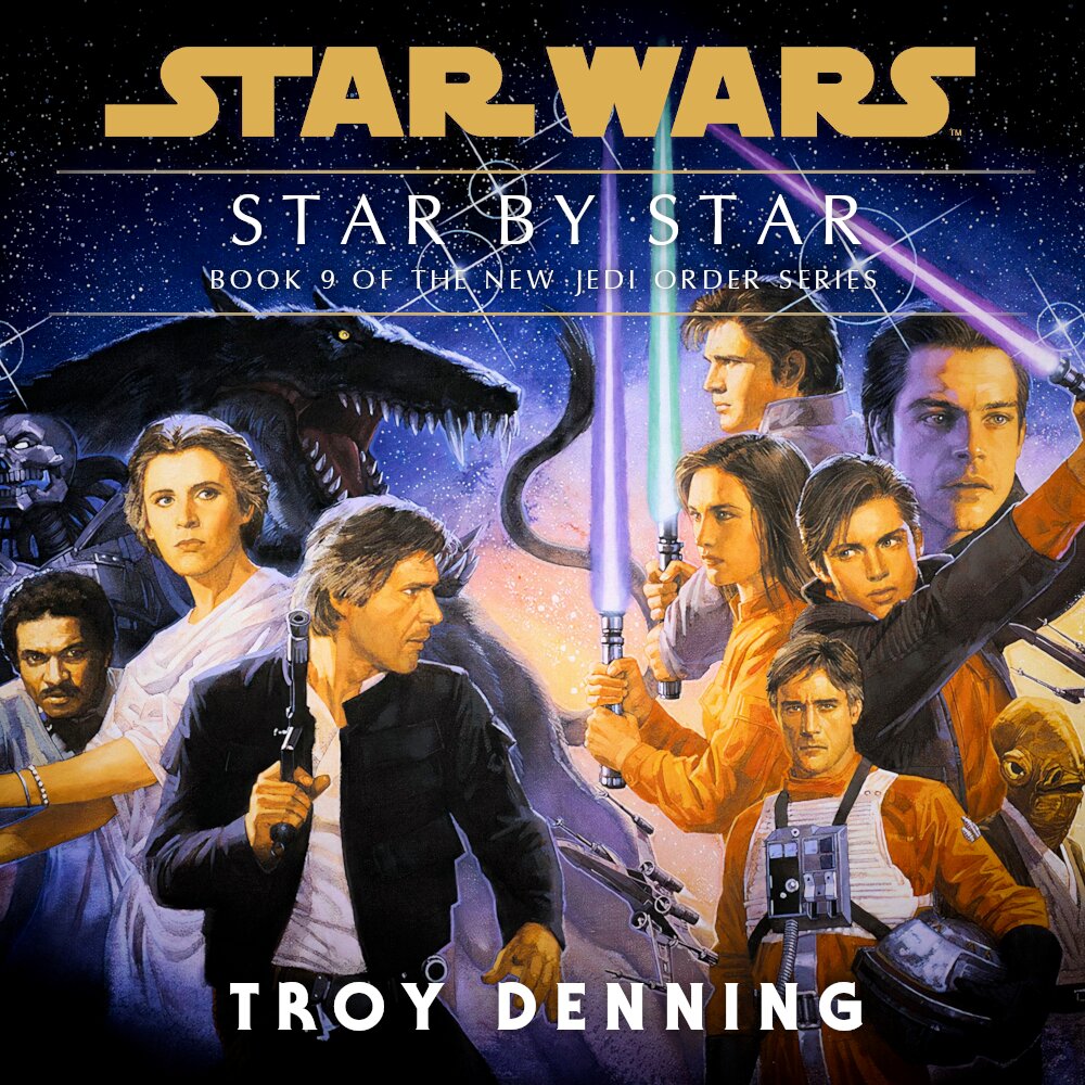 Audiobook cover for Star Wars - The New Jedi Order - Star by Star