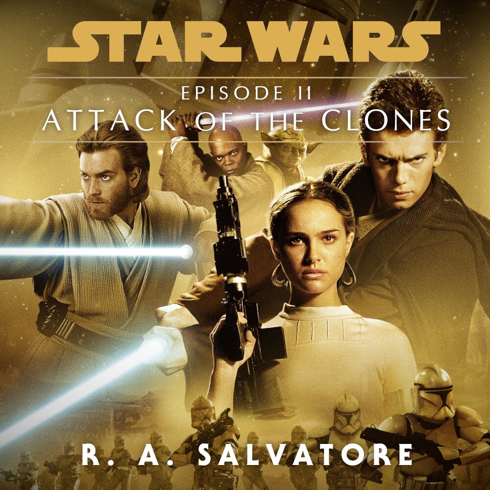 Audiobook cover for Star Wars Episode II - Attack of the Clones