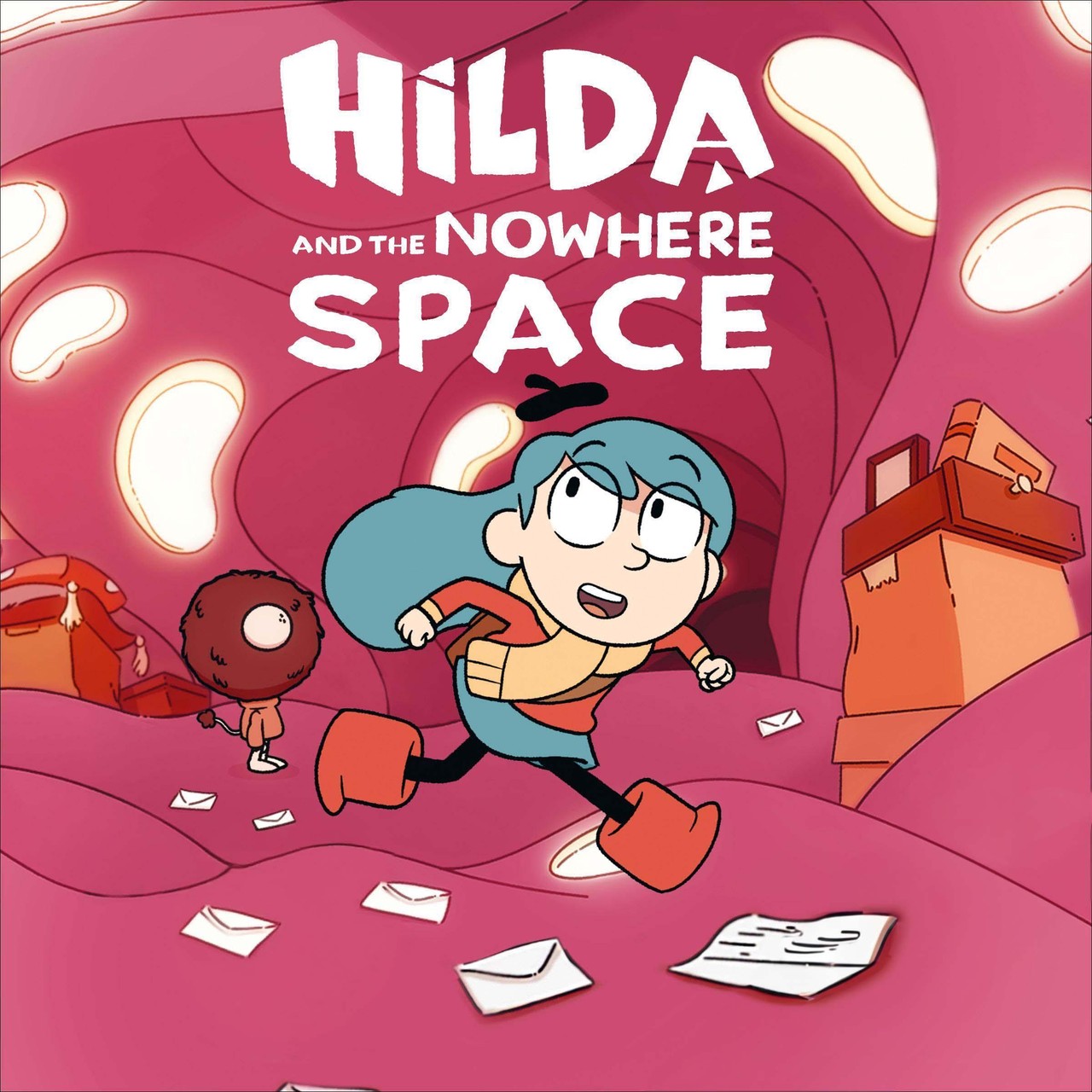 Audiobook cover for Hilda and the Nowhere Space