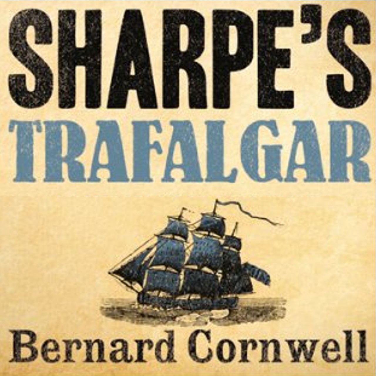 Audiobook cover for By Bernard Cornwell Sharpe's Trafalgar (Book Club (BCE/BOMC)) [Hardcover]