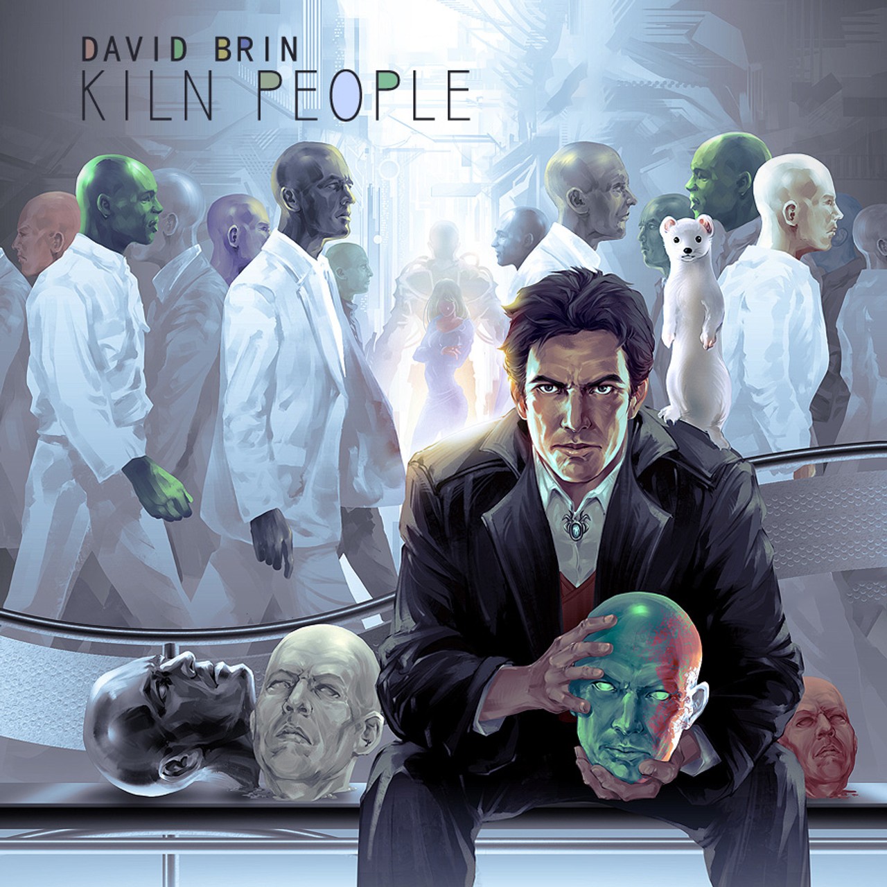 Audiobook cover for Kiln people