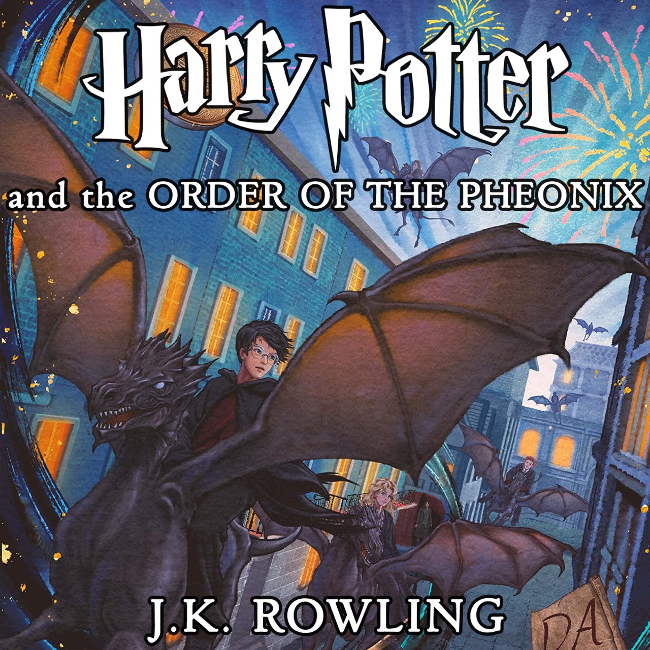 Audiobook cover for Harry Potter and the Order of the Phoenix