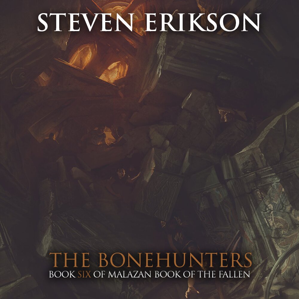 Audiobook cover for Bonehunters: a tale of the Malazan book of the fallen