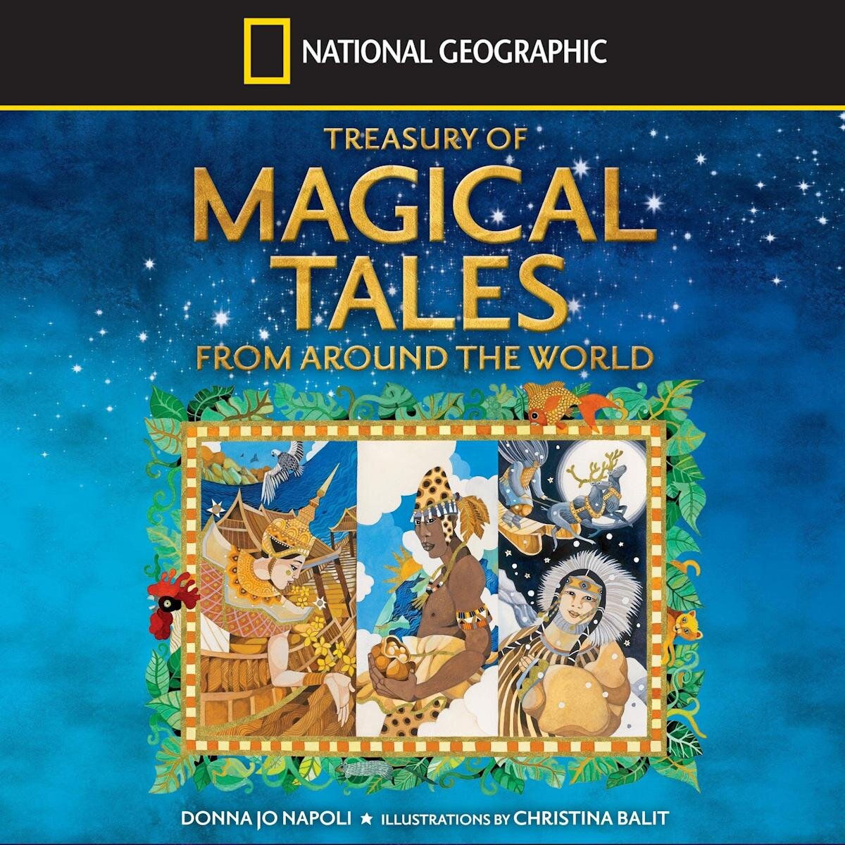 Audiobook cover for Treasury of Magical Tales from Around the World