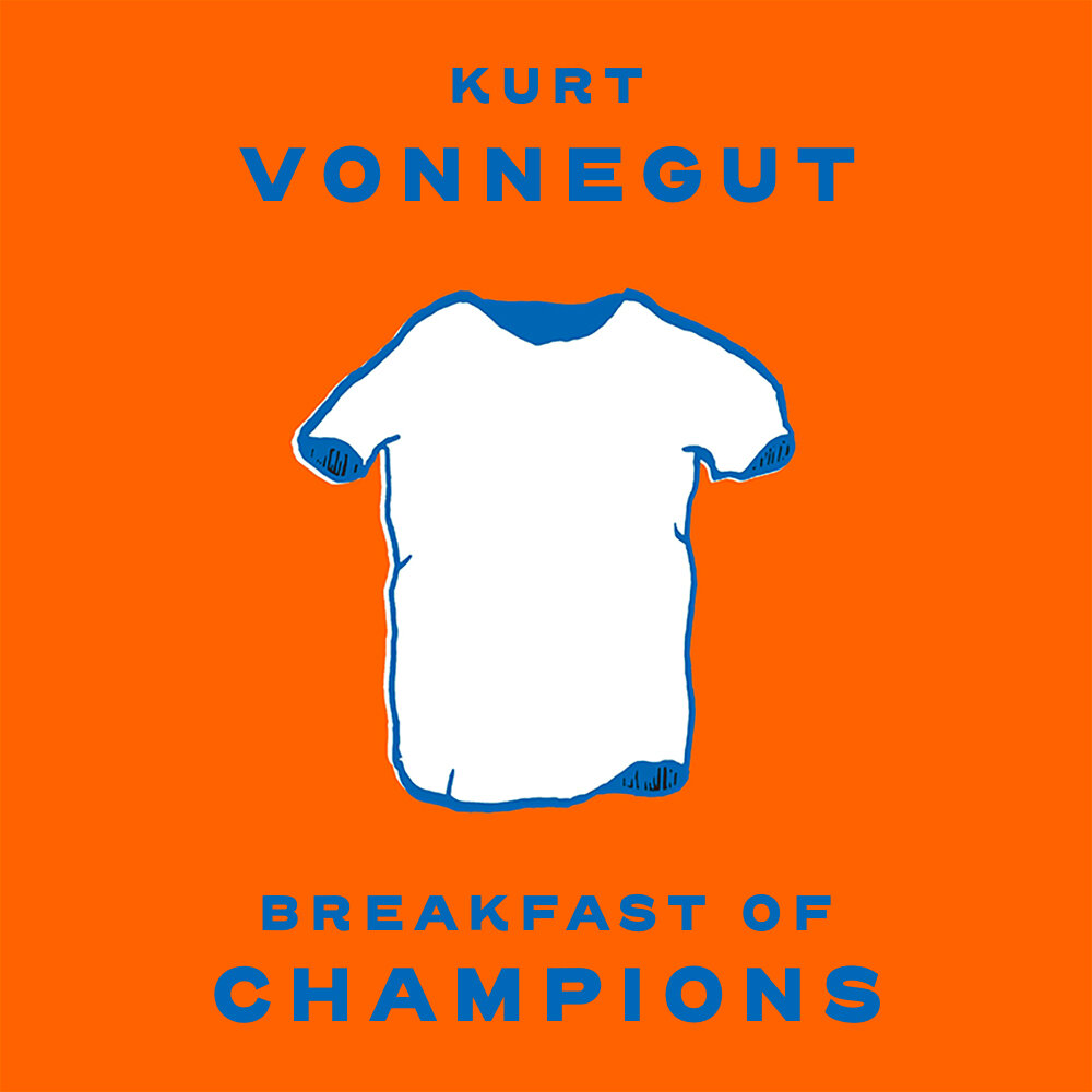 Audiobook cover for 1973 Breakfast of Champions Kurt Vonnegutv 1st Ed HC DJ