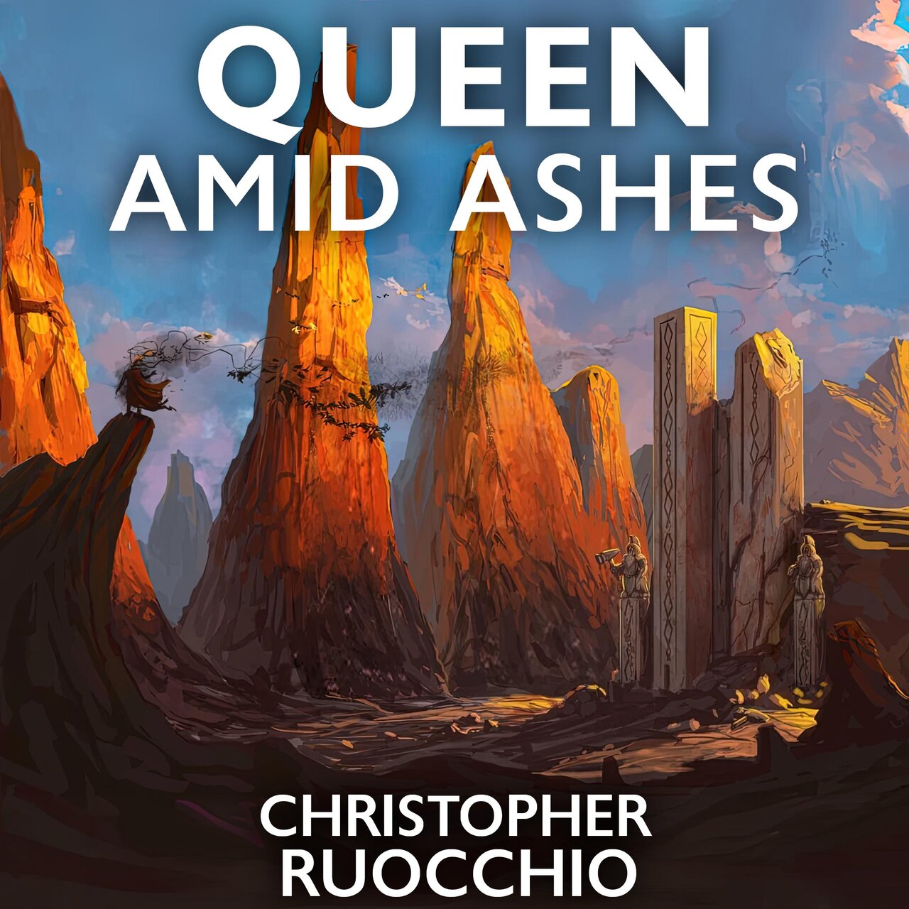 Audiobook cover for Queen Amid Ashes