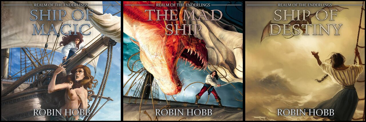 Audiobook cover for Liveship Traders Trilogy 3-Book Bundle