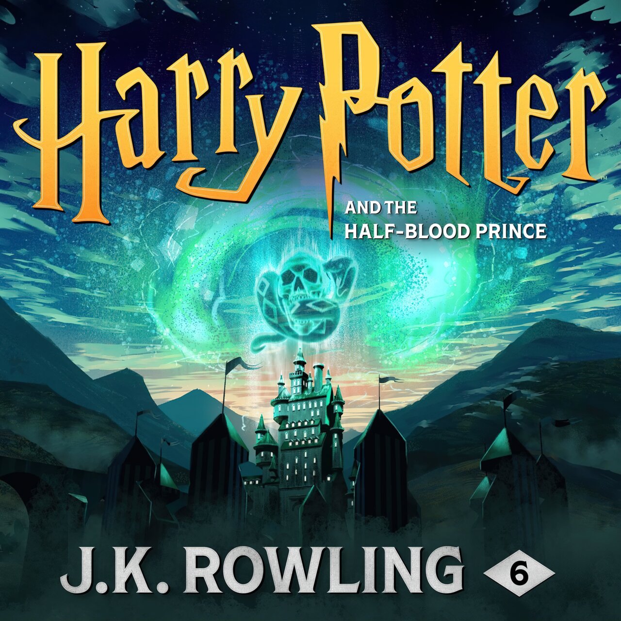 Audiobook cover for Harry Potter and the Half-Blood Prince