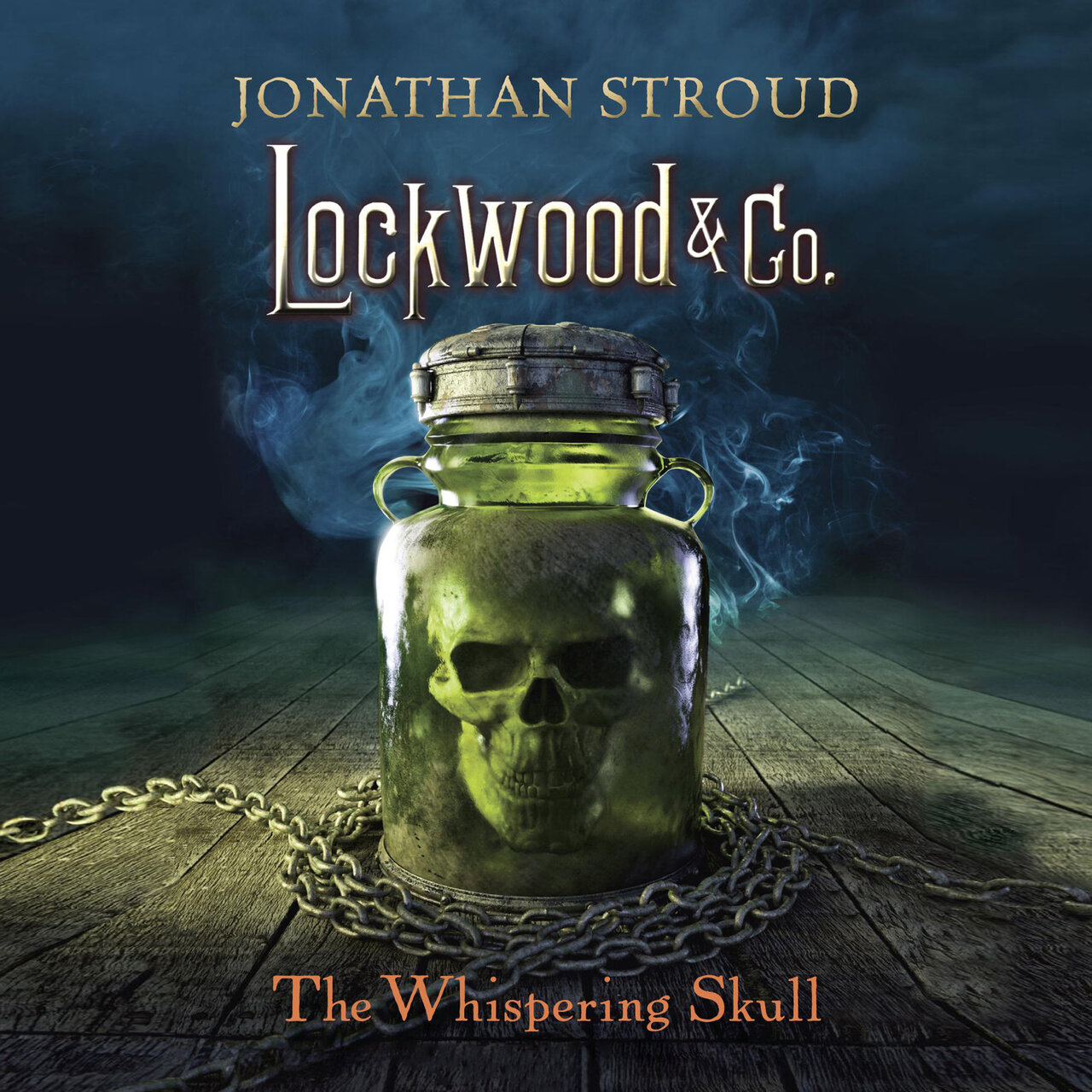 Audiobook cover for The Whispering Skull