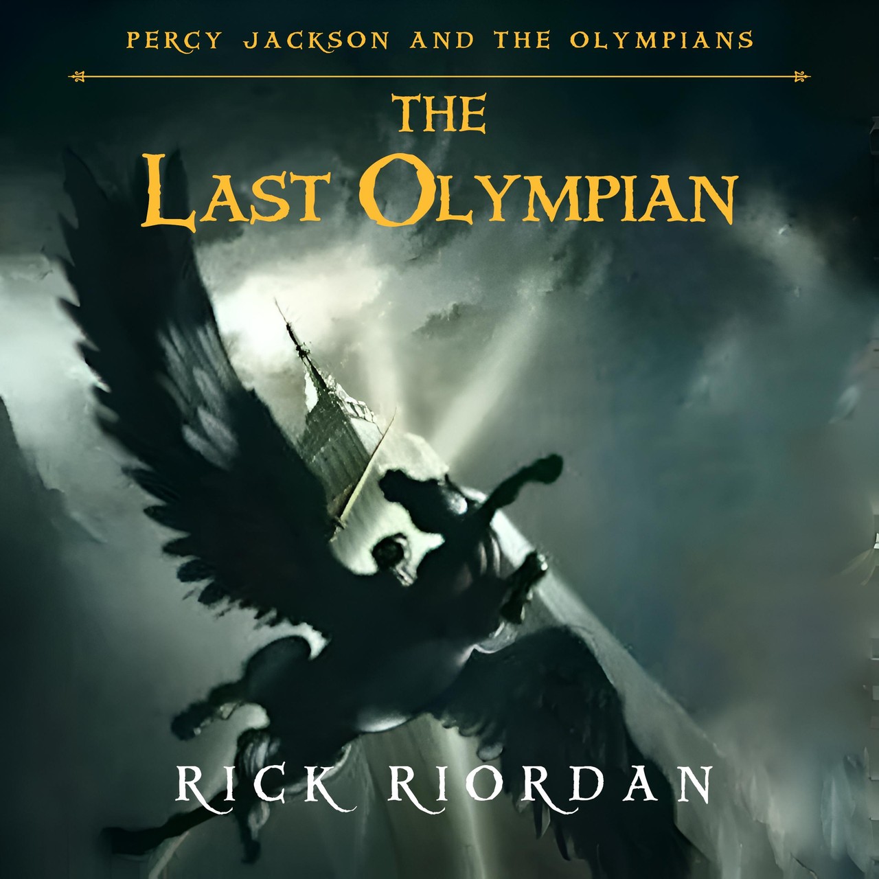 Audiobook cover for The Last Olympian