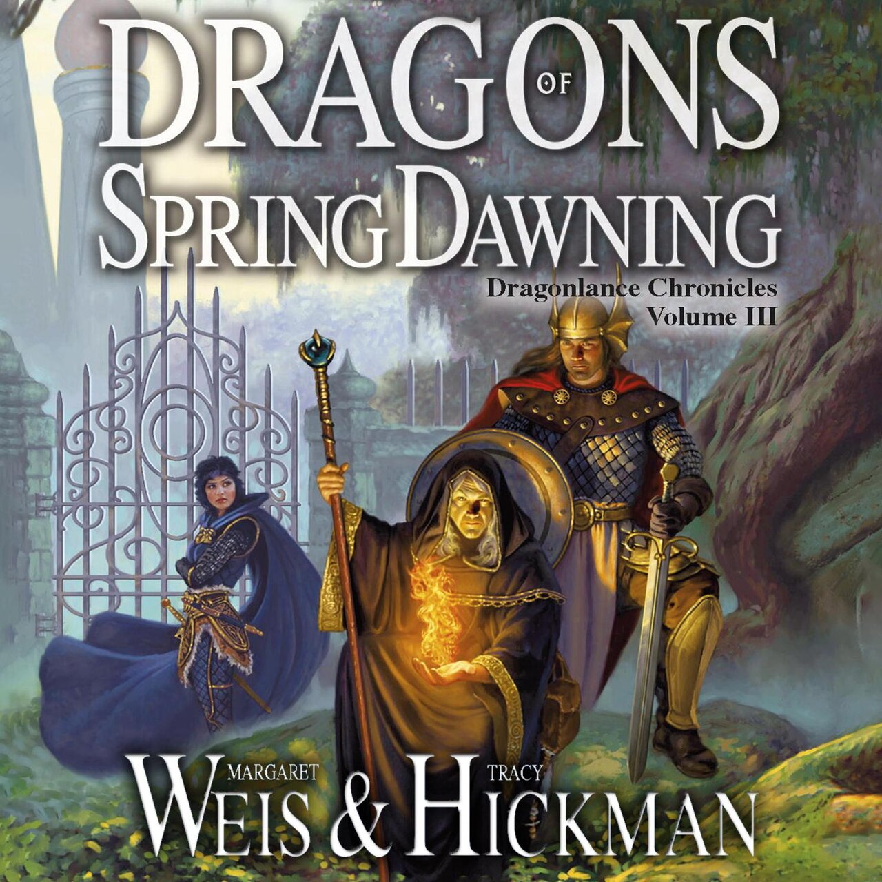 Audiobook cover for Dragons of Spring Dawning