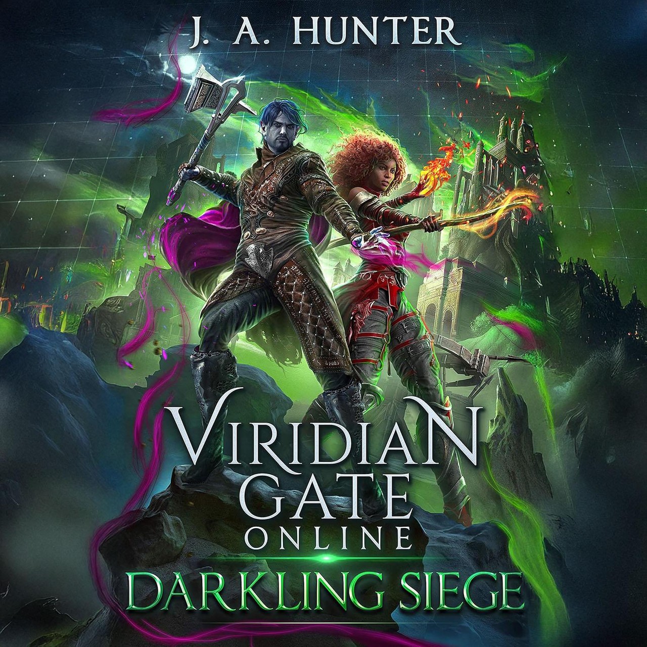 Audiobook cover for Viridian Gate Online : The Lich Priest