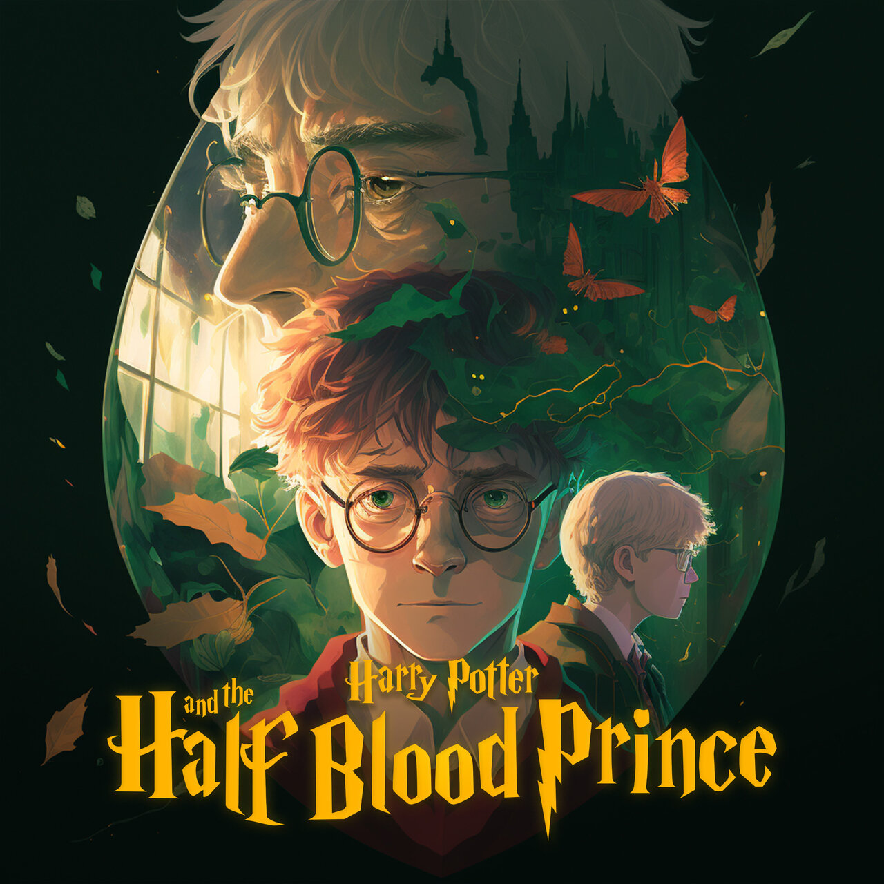 Audiobook cover for Harry Potter and the Half-Blood Prince