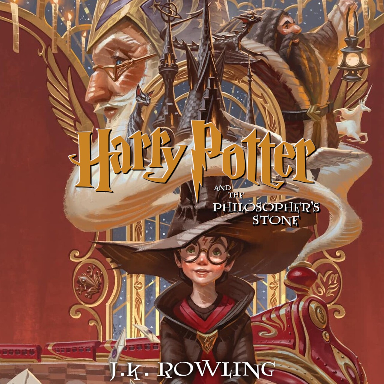 Audiobook cover for Harry Potter and the Philosopher's Stone