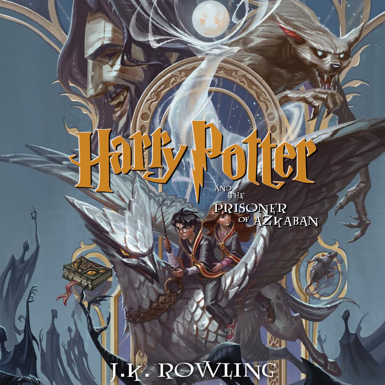 Audiobook cover for Harry Potter and the Prisoner of Azkaban