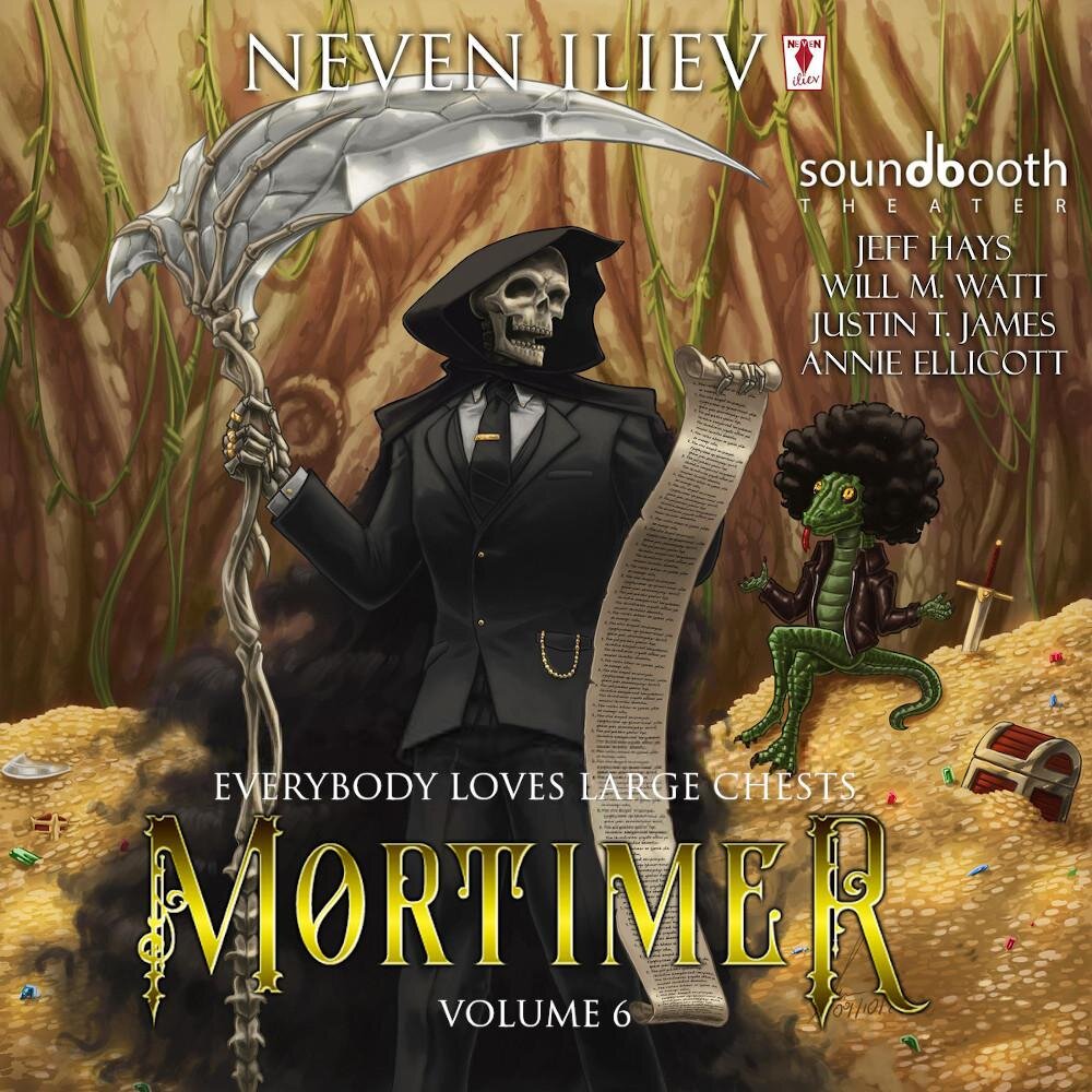 Audiobook cover for Mortimer: Everybody Loves Large Chests, Vol.6