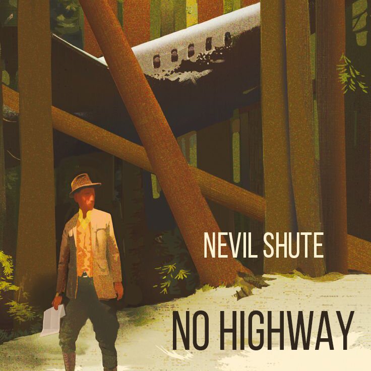 Audiobook cover for No Highway. Heron Works of Nevil Shute
