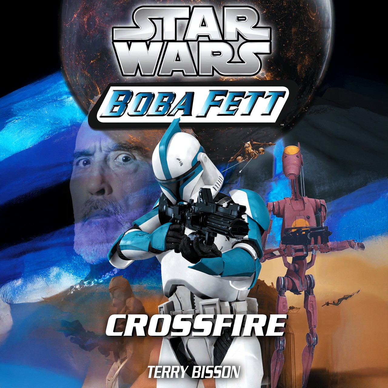 Audiobook cover for Star Wars - Boba Fett - Crossfire