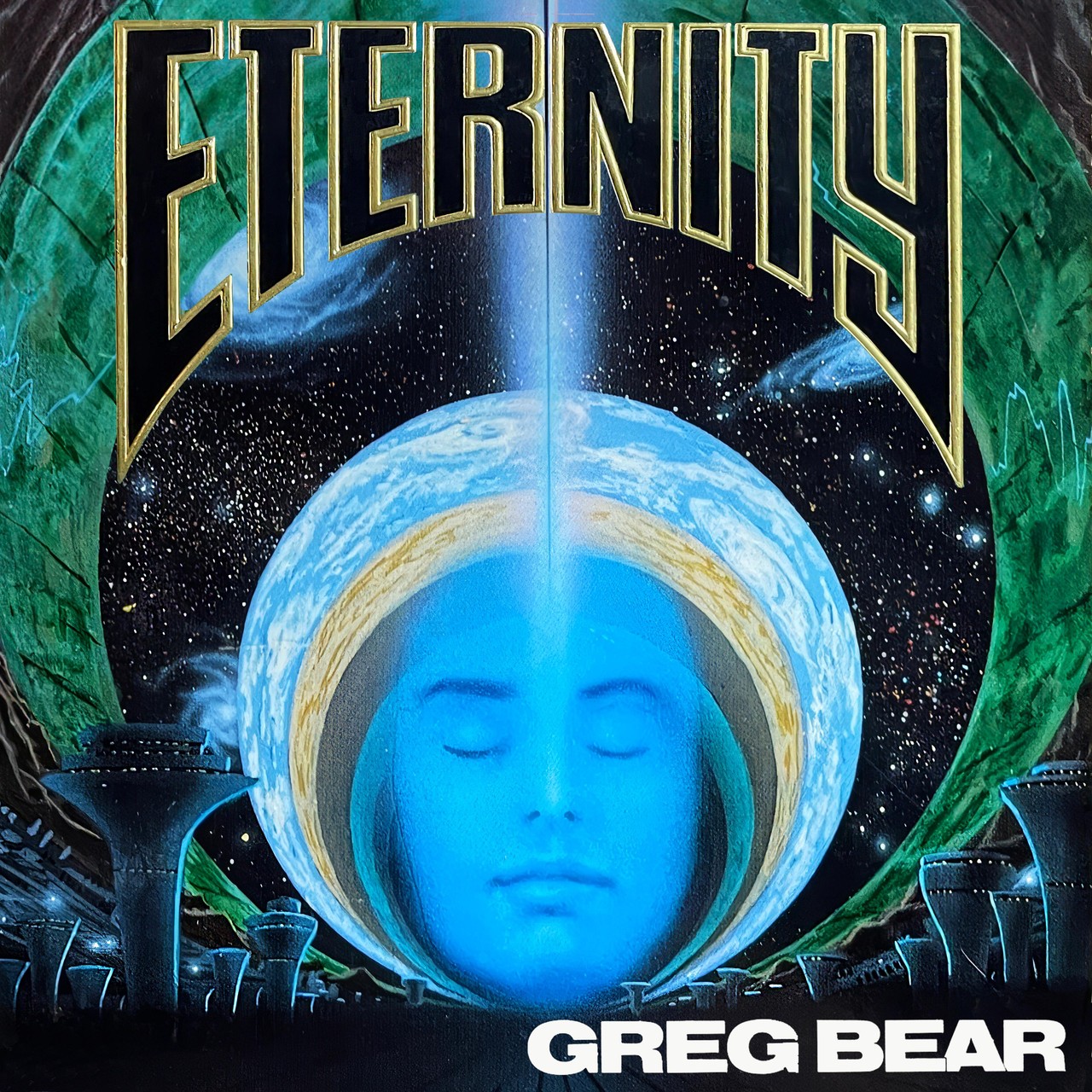 Audiobook cover for Eternity by Greg Bear