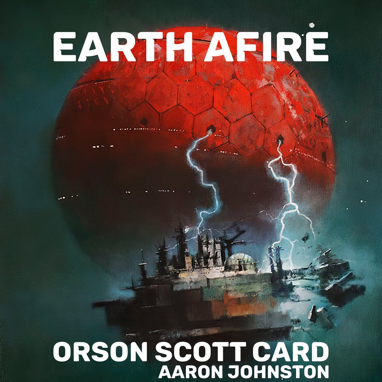 Audiobook cover for Earth Afire
