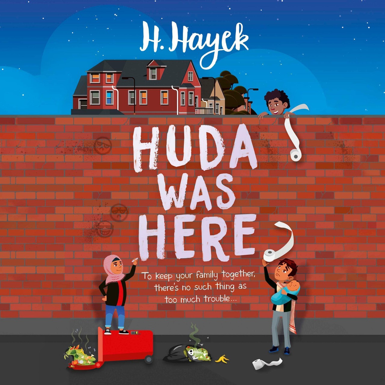 Audiobook cover for Huda Was Here