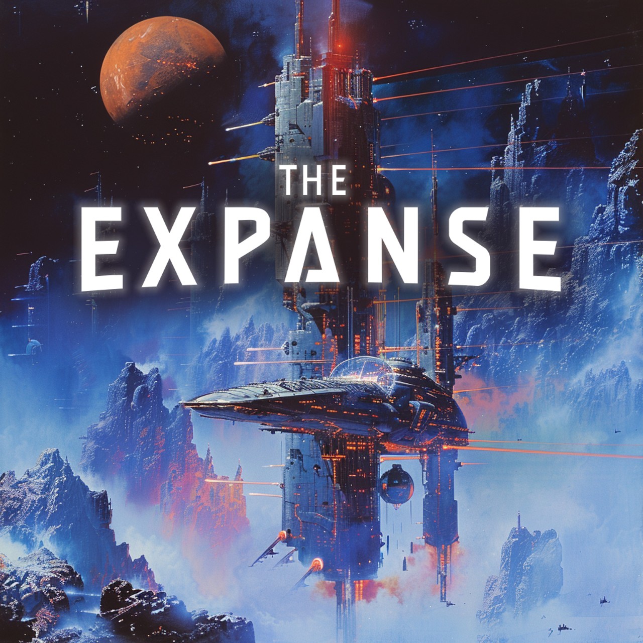 Audiobook cover for The Expanse