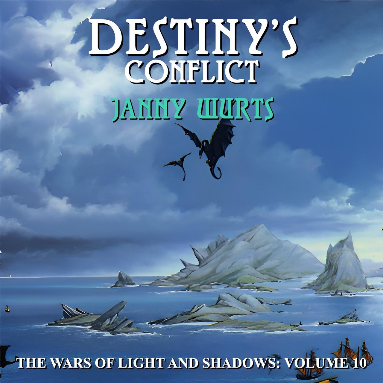 Audiobook cover for Destiny’s Conflict: Book Two of Sword of the Canon (The Wars of Light and Shadow, Book 10)