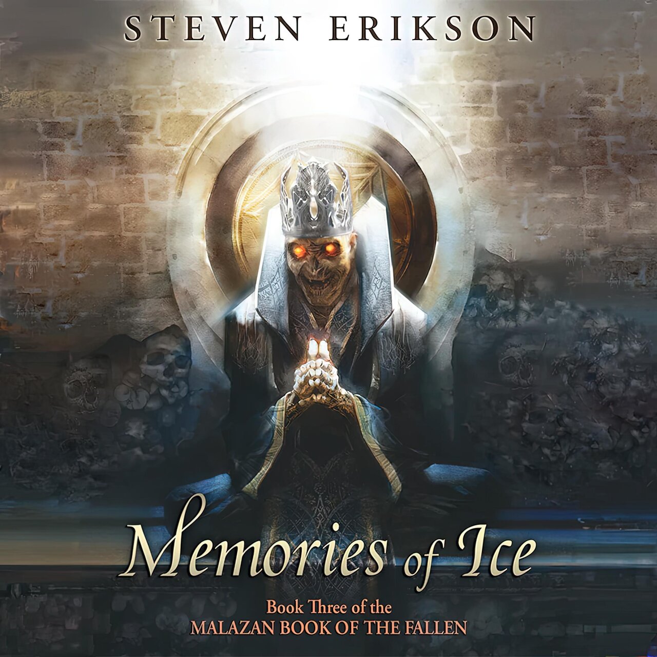 Audiobook cover for Memories of ice: a tale of the Malazan book of the fallen