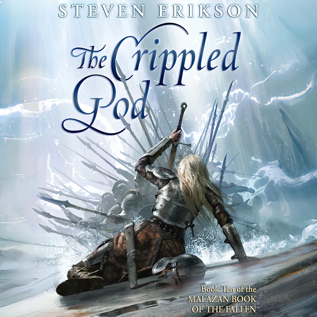 Audiobook cover for The crippled god