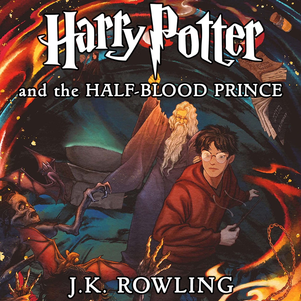Audiobook cover for Harry Potter and the Half-Blood Prince