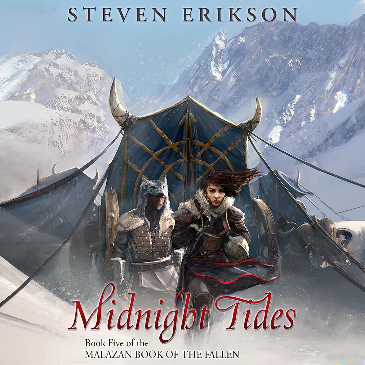 Audiobook cover for Midnight Tides (Malazan Book of the Fallen, Book 5)